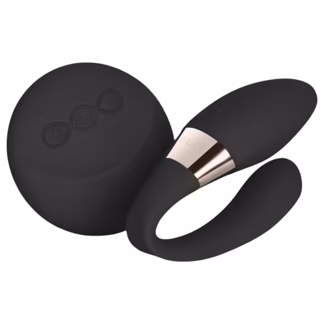 LELO Tiani Duo - párový vibrátor - silikón - čierny
