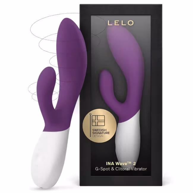 LELO Ina Wave 2 - vibrátor s akumulátorom - vodotesný - fialový