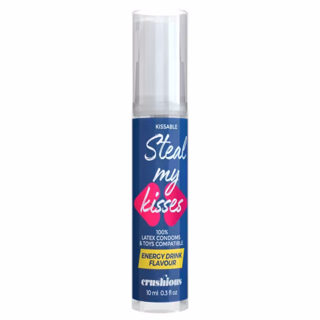 Crushious Steal My Kisses - aromatizovaný lubrikačný gél, energetický nápoj (10 ml)
