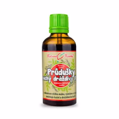 Priedušky - suchý K. (tinktúra), 50 ml
Priedušky - suchý K. (tinktúra) 50 ml
