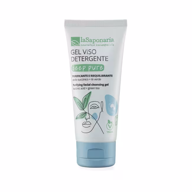 LA SAPONARIA Čistiaci gél na tvár Deep Pure BIO 100ml
