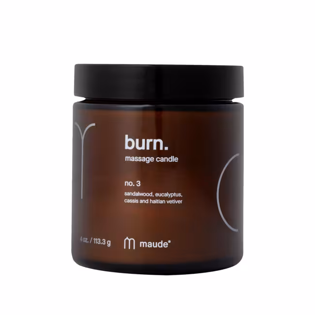 Sviečka masážna Maude BURN no.3 eucalyptus & sandalwood 113 g