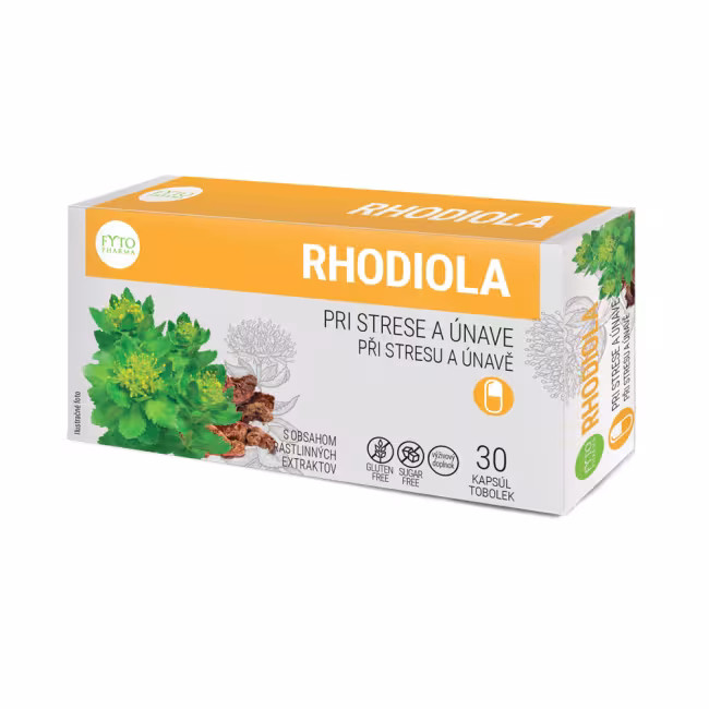 Fyto Pharma Rhodiola pri strese a bolestiach hlavy 30 kapsúl