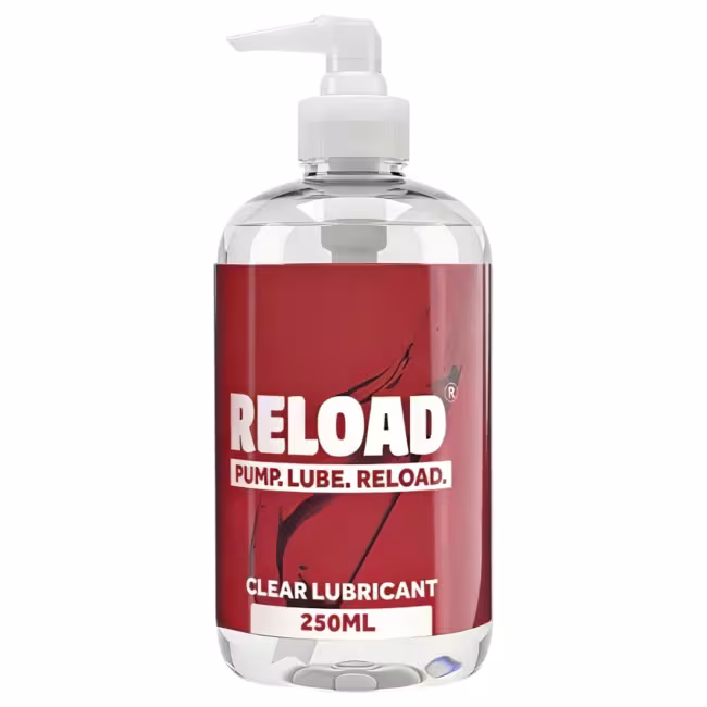 Reload - priehľadný lubrikačný gél na vodnej báze v fľaši s pumpičkou (250 ml)