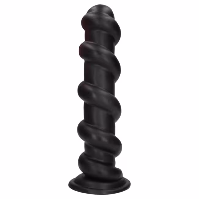 Ouch! Hole Driller - obrovský análny kolík (čierny) - 31,5 cm