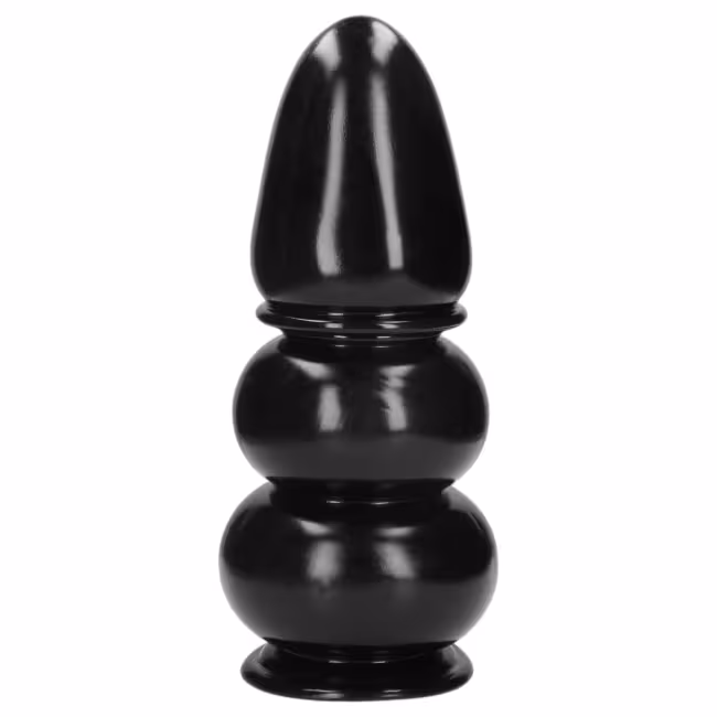 Au! Ultra Collosus - extra veľký análny kolík (čierny) - 33 cm