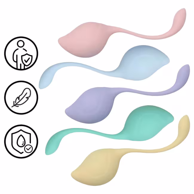 Loveline Pelvic Stem - sada na intímne cvičenie s Kegelovou guľôčkou (5-dielna)