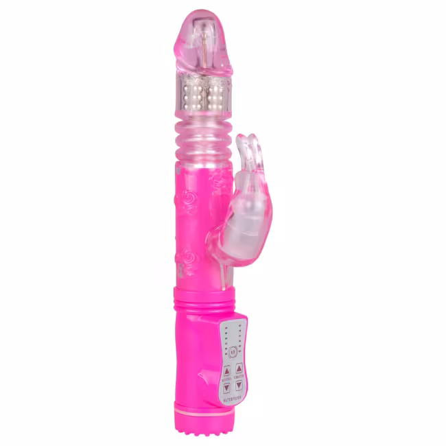 EasyToys Bunny - prirážací vibrátor (ružový)