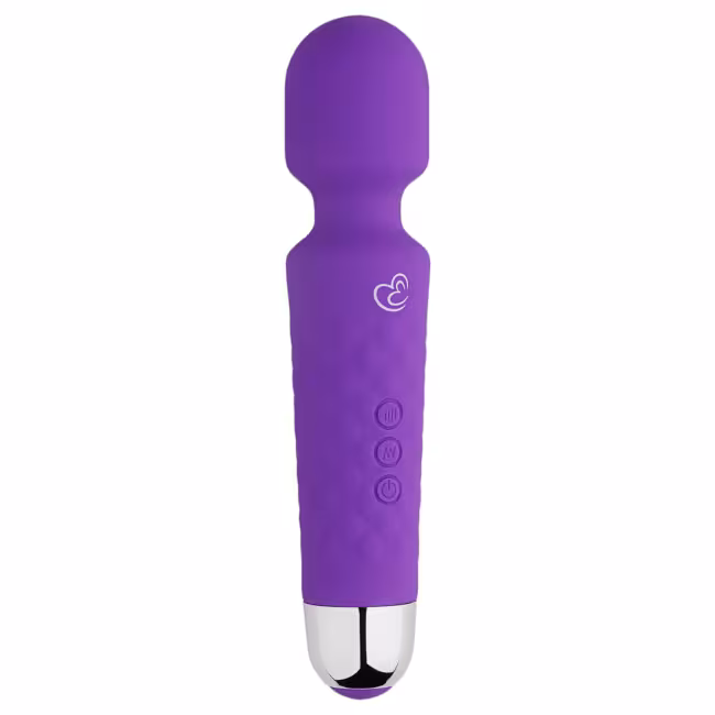 EasyToys - mini masážny vibrátor - nabíjateľný - fialový