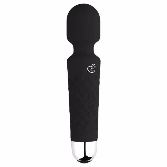 EasyToys - masážny mini vibrátor s batériou - čierny