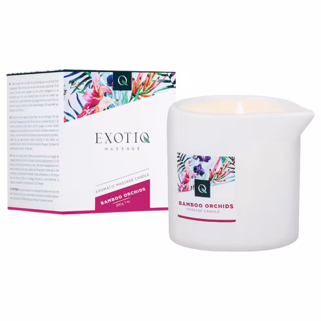 Exotiq Bamboo Orchids - masážna sviečka (200 g)