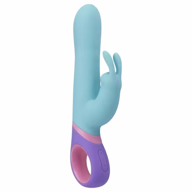 PMV20 Meta Rabbit - vibrátor s rotačnou hlavou a klitorálnym výbežkom - mätová
