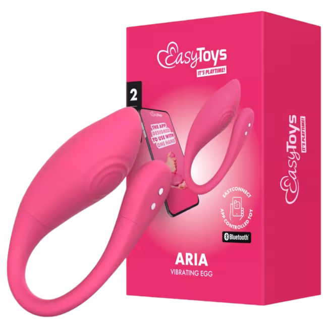 EasyConnect - Vibrátorové vajíčko ovládané aplikáciou (ružové)