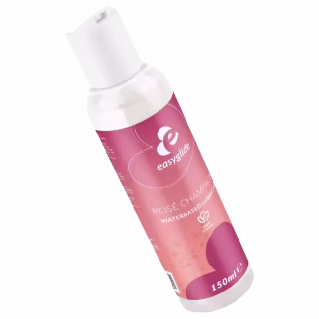 EasyGlide - aromatizovaný lubrikačný gél na vodnej báze - ružové šampanské (150 ml)