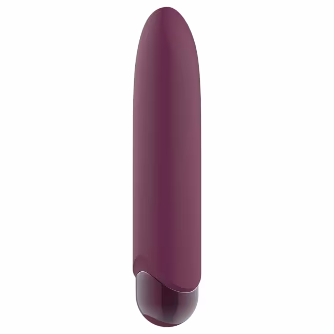 Glam - mini vibrátor na batériu - vodotesný - fialový