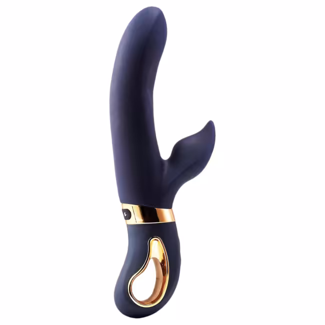 Dream Toys - vibrátor s ohrevom - nabíjateľný - modrý
