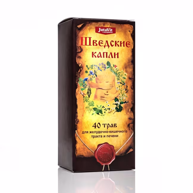 Švédske kvapky 40 bylín - 500ml (bez alkoholu)