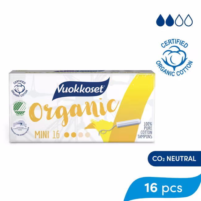 VUOKKOSET BIO Tampón Mini (16 ks)