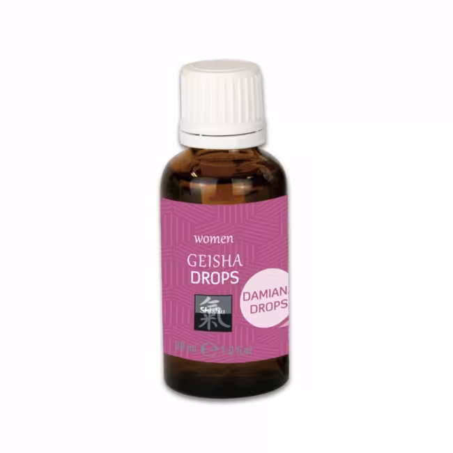 Kvapky HOT Shiatsu Geisha Drops 30 ml