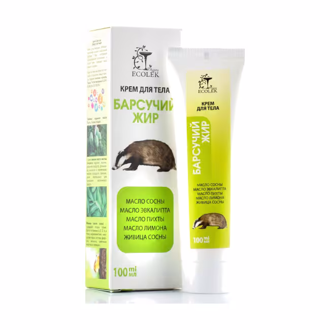 ECOLEK Krém s jazvečím tukom 100ml