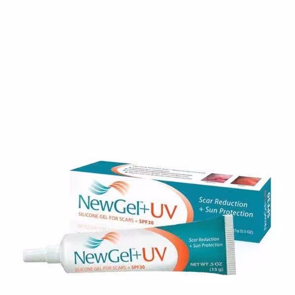 NewGel+ E silikónový gél pre vyhladenie jaziev a strií 15 g