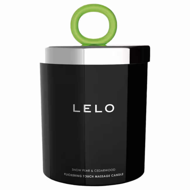 LELO - masážna sviečka - hruškový kvet a céder - 150g