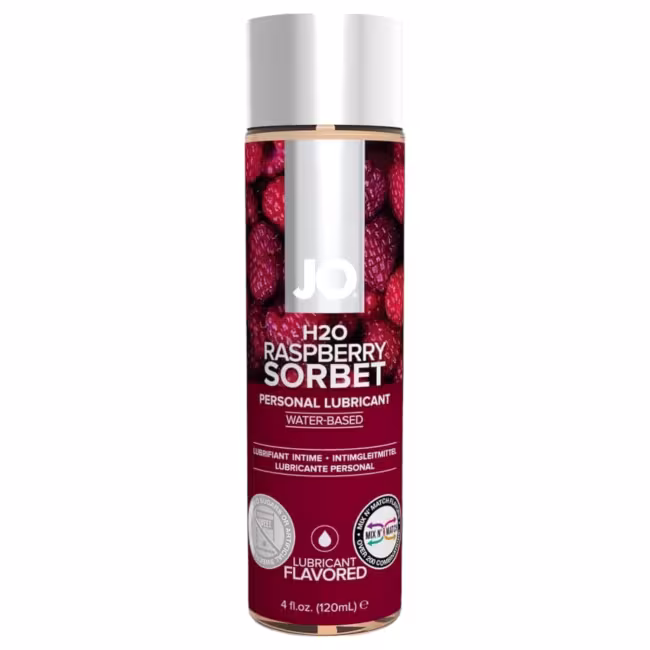 System JO - H2O malinový sorbet - lubrikačný gél na vodnej báze (120 ml)