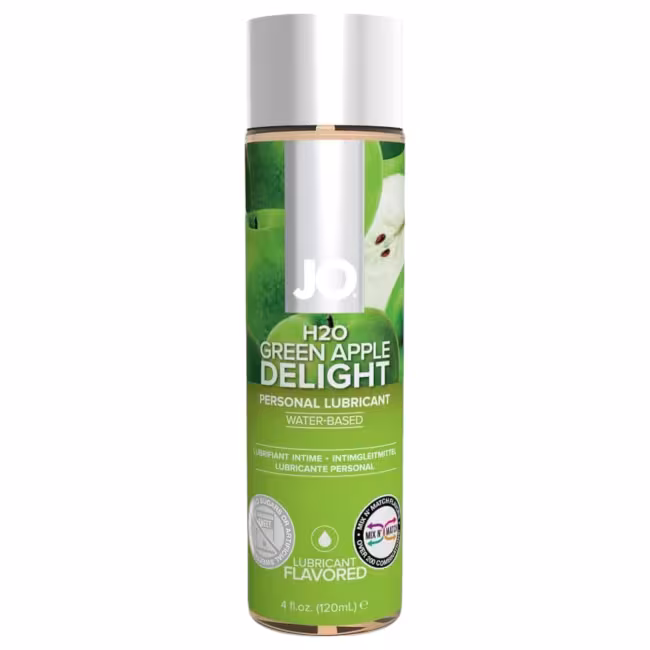 System JO - H2O - lubrikant na vodnej báze - so zeleným jablkom (120 ml)