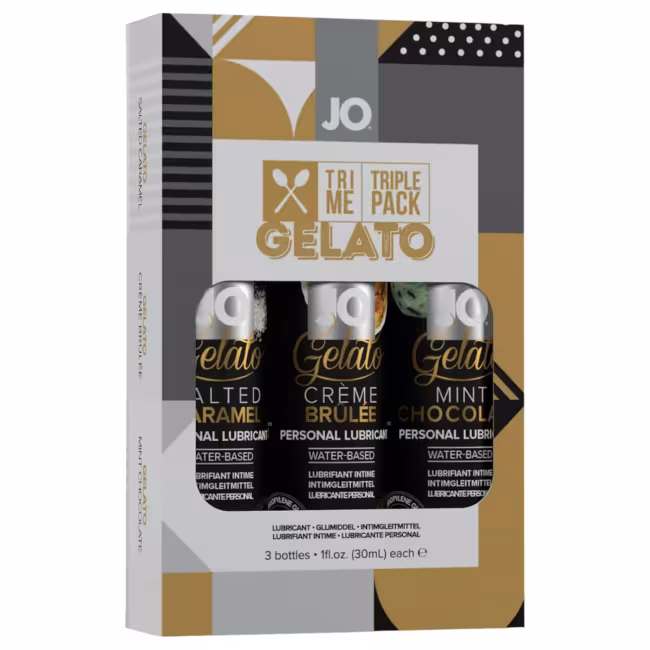 System JO - System Gelato - ochutená sada lubrikantov (3x30 ml)