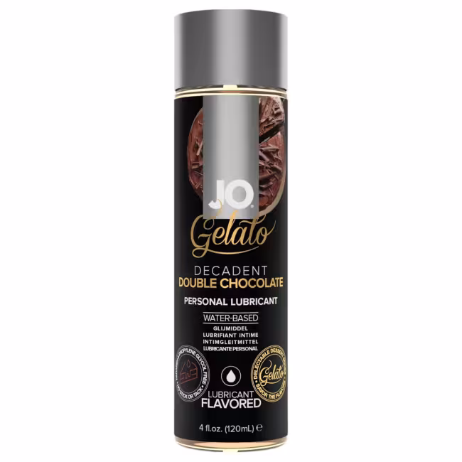 System JO - Gelato dvojitá čokoláda - jedlý, na vodnej báze lubrikant (120 ml)