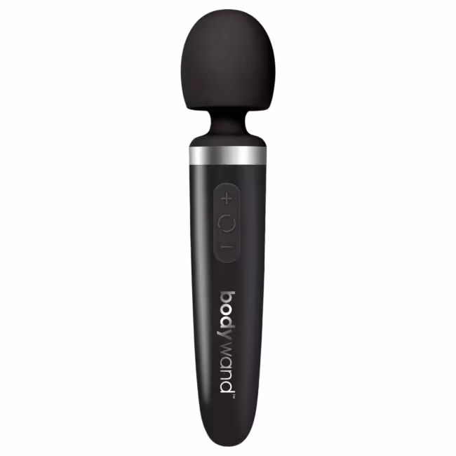 Bodywand - mini vibrátor na klitoris - vodotesný, nabíjateľný, čierny