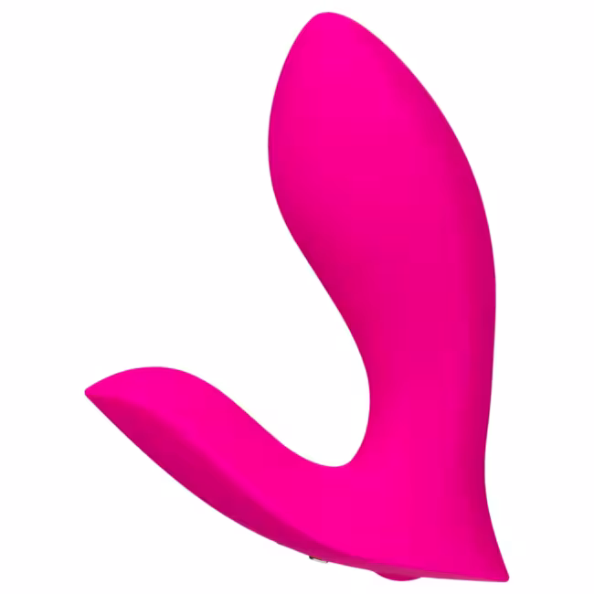 Lovense Flexer - nositeľný aplikáciou ovládaný 2v1 vibračný stimulátor do nohavičiek (ružový)