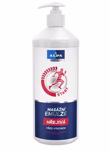 Alpa Masážna emulzia hrejivá s ďumbierom a bylinnými extraktmi 1 l