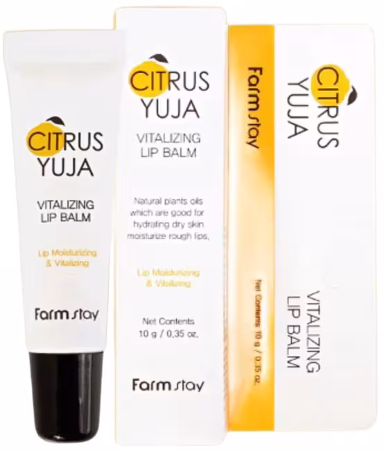 FARM STAY Citrus Yuja Vitalizing Lip Balm 10 g