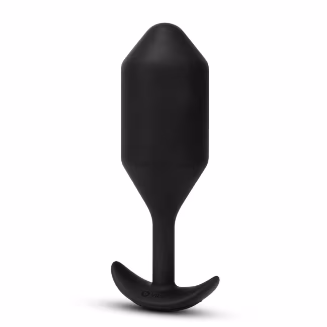 Kolík análny b-Vibe Vibrating Snug Plug 5 čierny