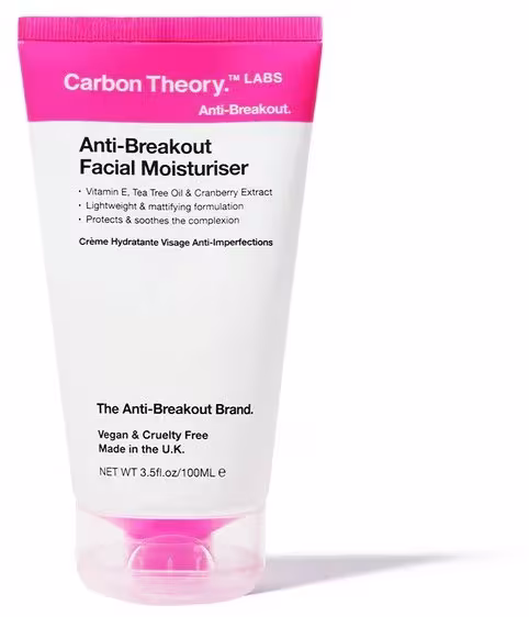 Carbon Theory Anti – Breakout Facial Moisturiser 100 ml