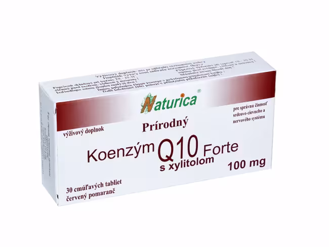Naturica Prírodný KOENZÝM Q10 30 mg pomaranč 30 tabliet