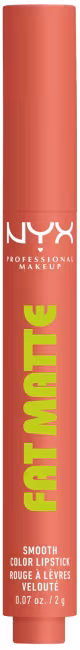 NYX PROFESSIONAL MAKEUP Fat Matte Smooth Color Lipstick 02 Cashmere Cutie, 2 g