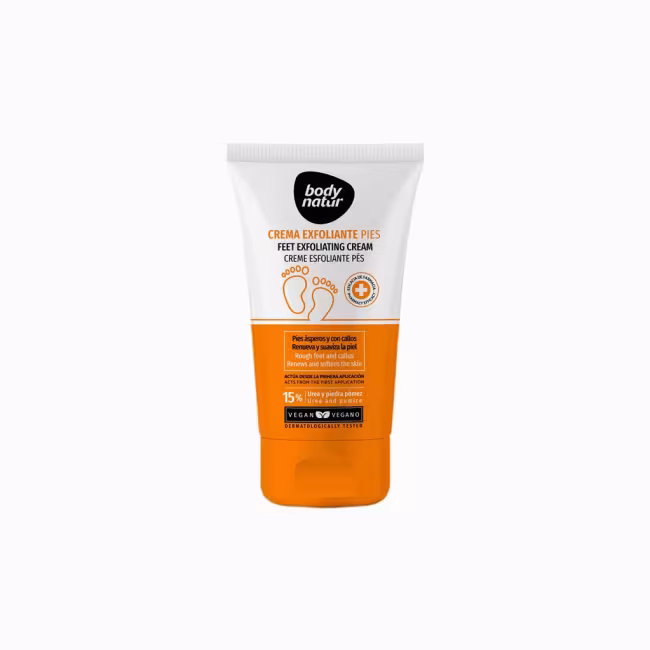 BODYNATUR Peelingový krém na nohy 100 ml