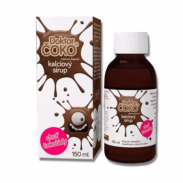Doktor ČOKO kalciový sirup VULM 1x150 ml
