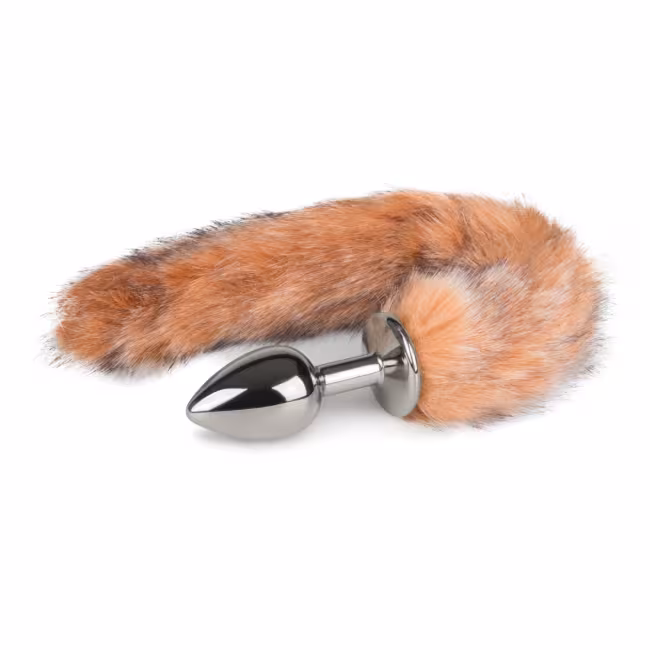 Kolík análny EasyToys Fox No. 7 strieborný