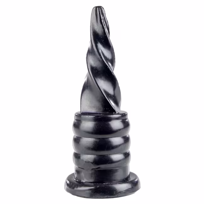 Kolík análny HARDTOYS SCREW YOU black