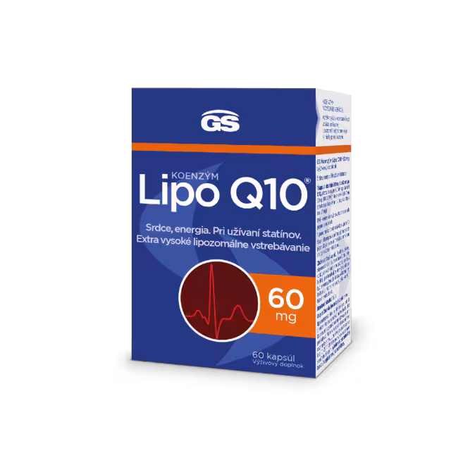 GS Koenzým Lipo Q10, 60 mg, 60 kapsúl