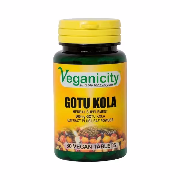 Veganicity Gotu Kola 600mg, 60 tabliet