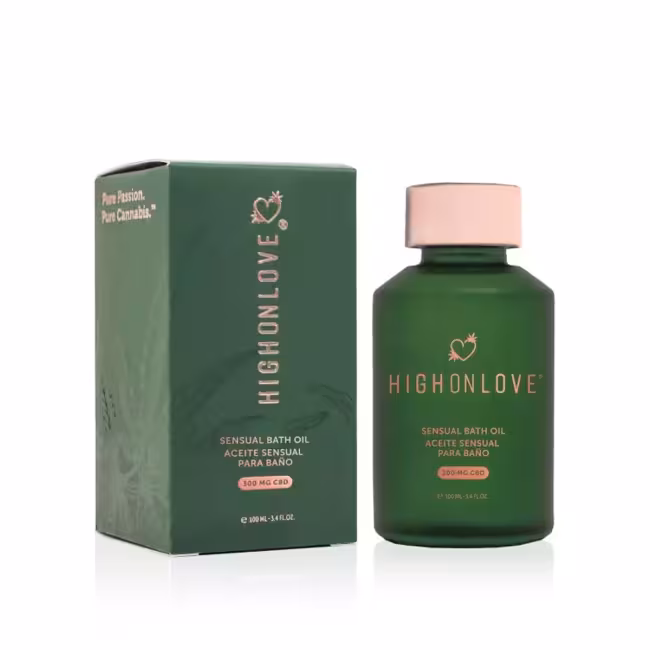 Olej telový a sprchový HIGH ON LOVE Sensual CBD 100 ml