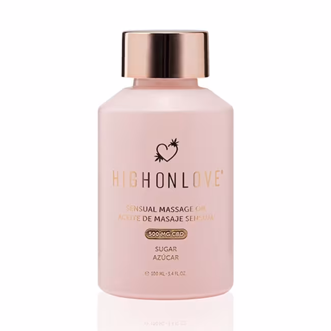Olej masážny HIGH ON LOVE Sensual CBD Sugar 100 ml