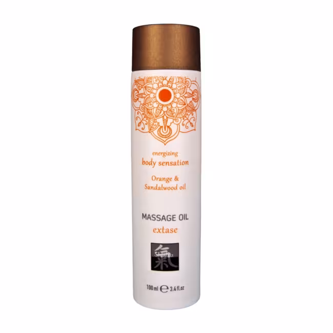 Olej masážny HOT Shiatsu extase Orange & Sandalwood oil 100 ml