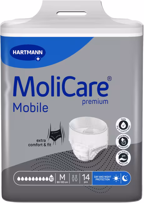 MoliCare Mobile 10 kvapiek veľkosť M, 14 ks