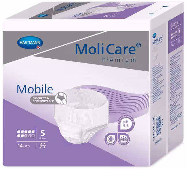 MoliCare Mobile 8 kvapiek veľkosť S, 14 ks