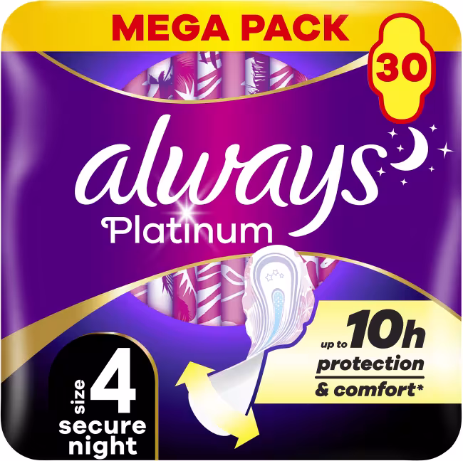 ALWAYS Platinum Secure Night 30 ks